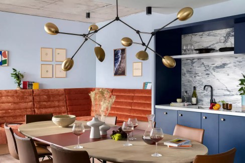 Stylish living space with contemporary decor at Dublin Point Village Aparthotel. Perfect for a comfo.
