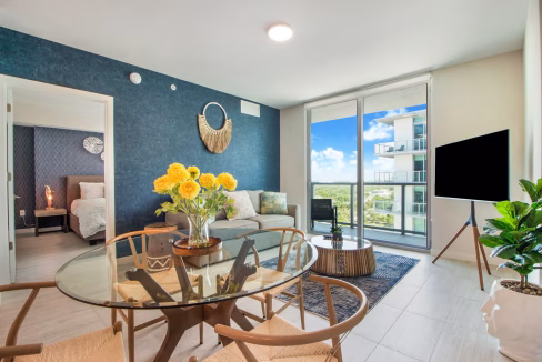 lounge of Miami Design district Apartment