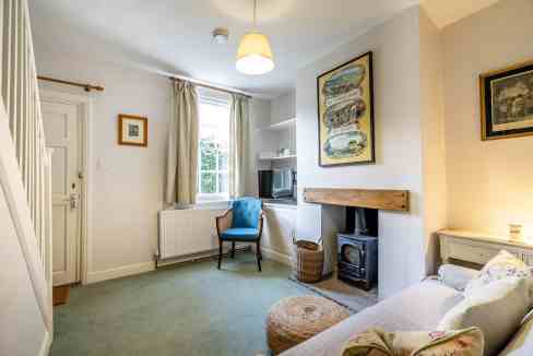 Interior view of Monkbar Court Apartments with cozy living space and classic decor.