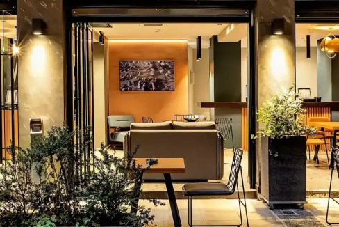 Contemporary serviced apartments with stylish interiors in Athens.